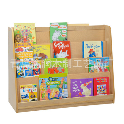 【幼儿园家具 专业销售幼儿园书架 展示架 畅销产品【图】】价格,厂家,图片,看书架,青岛渝润木制工艺品厂-
